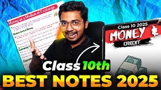 Money And Credit Class 10 Economics Chapter 3 NEW Notes  Shobhit Nirwan 2025 [upl. by Conrad]