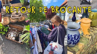 RETOUR DE BROCANTE 🌷 haul  vlog [upl. by Brandice574]