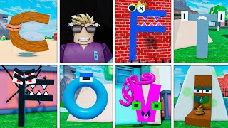 TROUVER tout lALPHABET dans ROBLOX  Find The Alphabet Lore Morph [upl. by Estrin501]