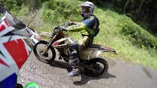 HARD ENDURO  KTM 300  2 Stroke Vs Kx100  White Mountain [upl. by Allenaj]