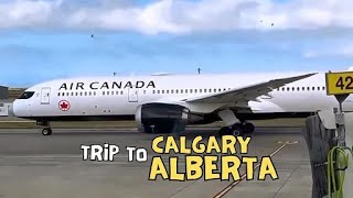 Trip to Alberta Part 1  Kelowna Airport Calgary Airport 2024 [upl. by Aceber]