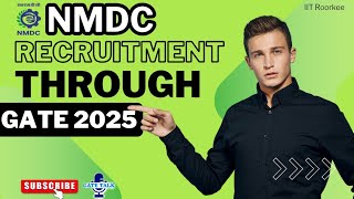 NMDC Recruitment Through GATE 2025  gate2025 gatetalk [upl. by Panther277]