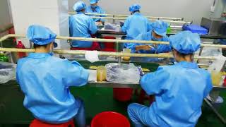 hydrogel mask production line packing room semiautomatic packing [upl. by Yvette223]