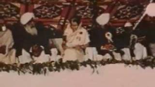 Kirpal Singh  original film documents  Indira Gandhi at the Unity of Man Conference 1974 [upl. by Bolan]