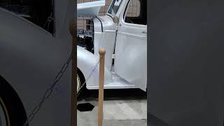 1947 3100 pickup truck pearl white with chrome wires and Vogues 👑👑🏆🏆 [upl. by Anaib]