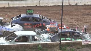 Bonestock Compacts demo derby heat 1 Bedford County fair 7232024 [upl. by Leirej]