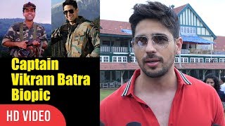 Sidharth Malhotra About Working In Captain Vikram Batra Biopic  Viralbollywood [upl. by Avid]