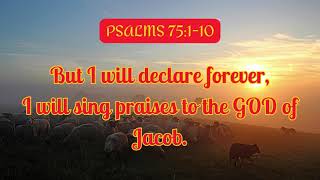 DAILY DEVOTIONAL  PSALMS 75110 Jesus prayer dailydevotional psalms psalm75 biblestudy [upl. by Yehudi]