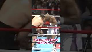 FOREMAN VS COONEYJanuary 15 1990 boxing heavyweightboxer [upl. by Christiane]