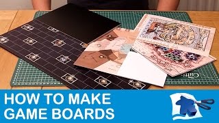 How to Make Game Boards  Dining Table Print and Play [upl. by Tenej]