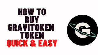 how to buy gravitoken token on trustwallet [upl. by Holds]