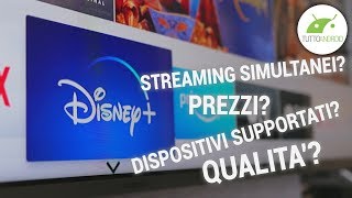 È arrivato DISNEY abbonamento LIMITI dispositivi supportati e info varie  recensione [upl. by Eldreda]