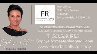 Property For Sale in Florida  Propriété à vendre en Floride [upl. by Lynnette707]