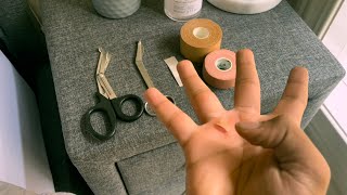 How to Tape Torn Calluses  Calisthenics [upl. by Naj]