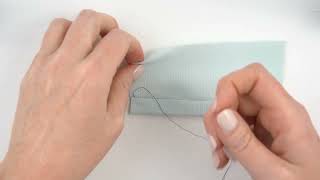 How to Sew a Blind Hem by Hand  EASY [upl. by Bohannon]