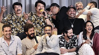 Bheeshma Parvam Team Funny Exclusive Interview  Mammootty  Soubin  Sreenath Basi  Srinda  Lena [upl. by Lindly]