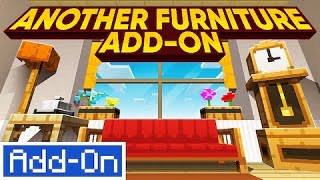 Another Furniture AddOn  FREE Minecraft Marketplace Addon  Showcase [upl. by Lightman]