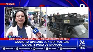 Susana Saldaña Gamarra abrirá sus puertas pese al paro de transportistas [upl. by Anirav68]