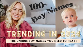 Over 100 Unique and Modern Baby Boy Names to Inspire You  rapid quick fire SJ STRUM [upl. by Mosera]