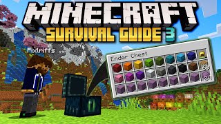 My Ender Chest Shulker Box Setup ▫ Minecraft Survival Guide S3 ▫ Tutorial Lets Play Ep88 [upl. by Umont781]