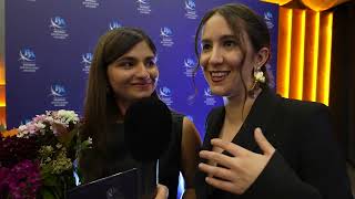 Claudia Smolansky and Carmen Victoria Inojosa  Interview  Fetisov Journalism Awards 22042024 [upl. by Ttenaj]