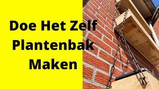 Doe het zelf plantenbak maken [upl. by Biagi]