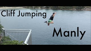 Cliff Jumping  Manly Jump Rock [upl. by Elokin]