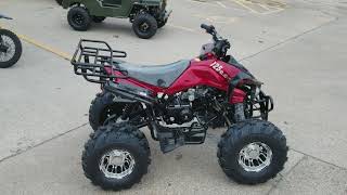 Rps 125cc sporty atv in action  review  overview [upl. by Oironoh]