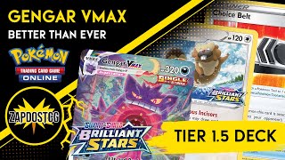 Gengar VMAX Deck OHKOs Anything Easily in The Brilliant Stars Meta Pokemon TCG [upl. by Dine335]