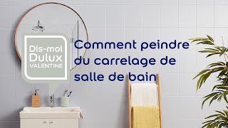 Comment peindre du carrelage de salle de bain [upl. by Kumler303]