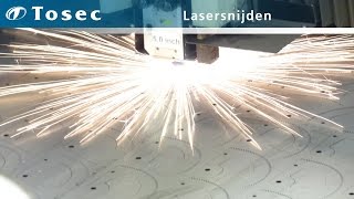 Lasersnijden van staal RVS en aluminium  Laser snijden Tosec [upl. by Flam188]