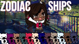 Starship meme  Zodiac ships  ft irl oc Zodiac signs  GachaGemini  Gacha club [upl. by Leahcimnoj954]