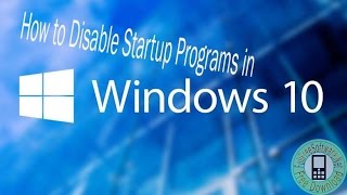 How to Disable Startup Programs in Windows 10 very fast [upl. by Fleda]