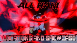 AUT HOW TO GET EVERY HAKI amp SHOWCASE [upl. by Sida]