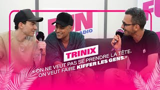 quotOn ne veut pas se prendre la tête On veut faire kiffer les gensquot  Trinix en direct de Garorock [upl. by Demahom]