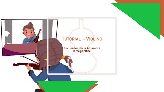 Tutorial violino de Recuerdos de la Alhambra TarregaRicci por Calligop [upl. by Wasson30]