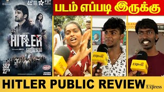 Hitler Public Review  Vijay Antony GVM  Hitler Movie Review Public Responce  CHENNAI EXPRESS [upl. by Hudnut]