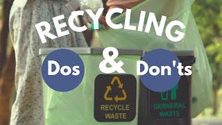 The Dos and Donts of Recycling [upl. by Chance485]