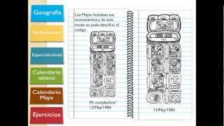 Explicacion del Calendario Maya y Azteca [upl. by Asiulairam583]