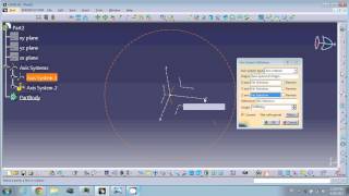 Catia V5 Axis System Position sketch and formulas [upl. by Francklin]