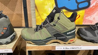 Salomon X Ultra 4 Mid GORETEX Deep Lichen GreenPeatKelp  Style Code L41739800 [upl. by Eladnar]