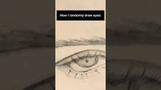 How I randomly draw eyes sketch drawing [upl. by Neale]