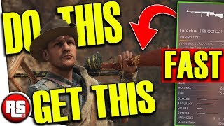 FARQUHAR RIFLE How to UNLOCK FAST best medic rifle BATTLEFIELD 1 farquhar HILL unlock [upl. by Nerval]