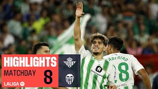 Resumen de Real Betis vs Valencia CF 30 [upl. by Zeiler]