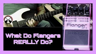 What Do Flangers REALLY Do Anyway  Fun With The Boss BF3 Flanger [upl. by Telracs]