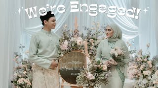 Were Engaged Vlog  From Mulut Masin To Darah Manis 💍🤍 [upl. by Hpeosj]