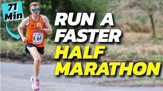 RUN A FASTER HALF MARATHON  5 ULTIMATE Tips [upl. by Redna]