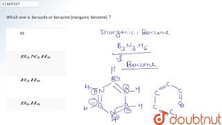 Which one is borazole or borazine inorganic benzene   11  PBLOCK GROUP 13  BORON FAMILY [upl. by Karina655]