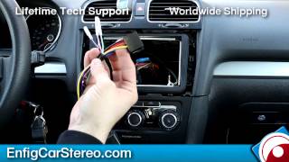 HowToRadioInstallation VW Golf 2010 [upl. by Dowzall279]