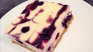 Blueberry Cheesecake  Delicious and great for parties [upl. by Drawd301]